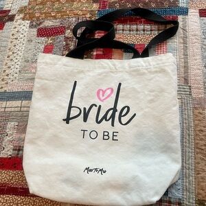 Miss to Mrs Bride to Be bag